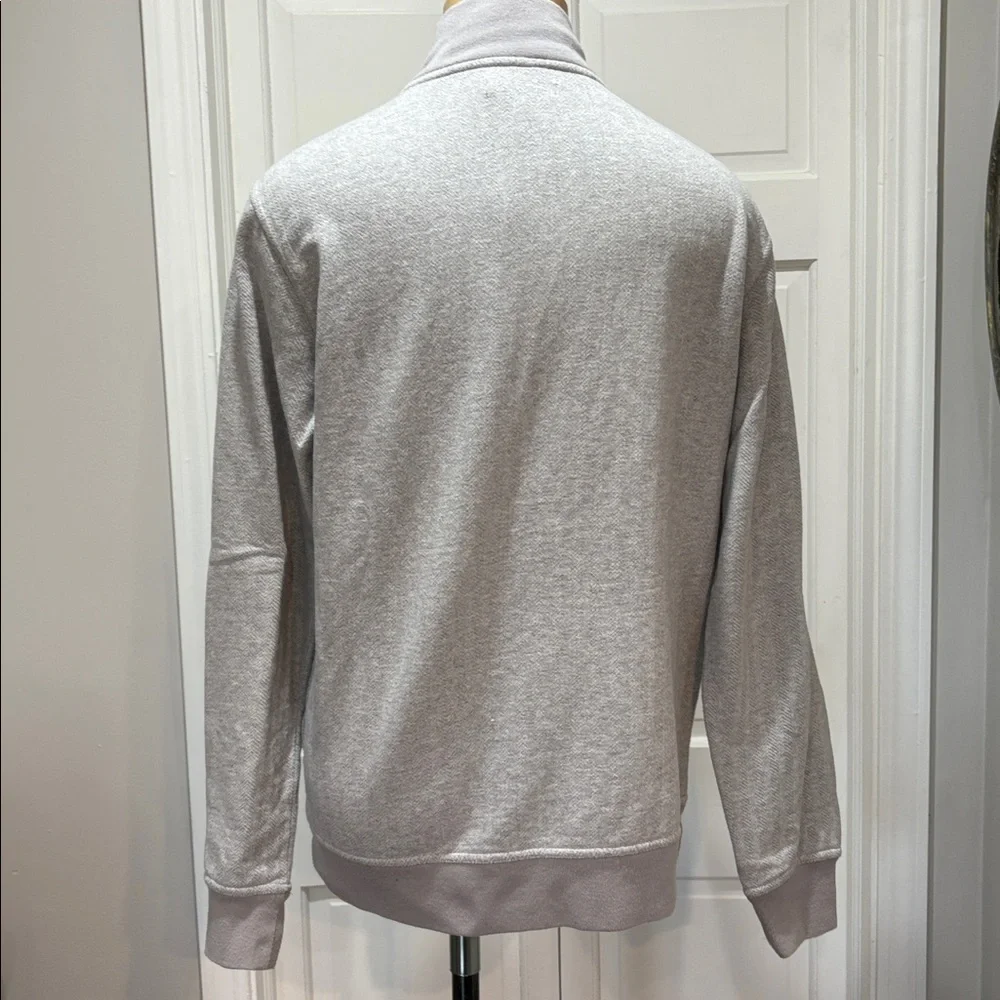 Banana Republic sz M grey zip up cotton jacket